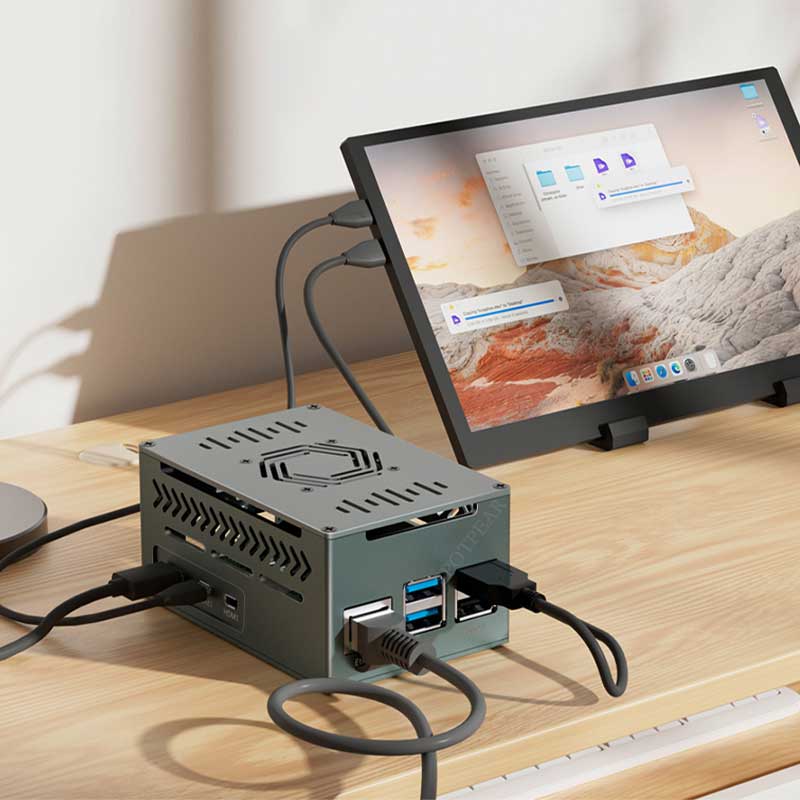Raspberry Pi 5 Aluminum Metal  - Argon One V3 M.2 Nvme Case review and price